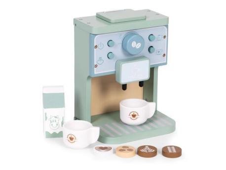 ECO TOYS Drveni aparat za kafu za decu -barista set, 8 delova