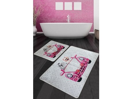 L`ESSENTIEL MAISON Set 2 prostirke za kupatilo Dogs Vosvos Djt