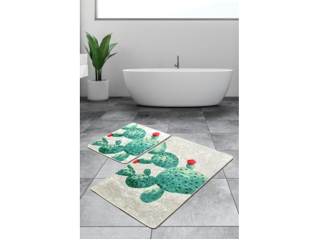 L`ESSENTIEL MAISON Set 2 prostirke za kupatilo Green Djt