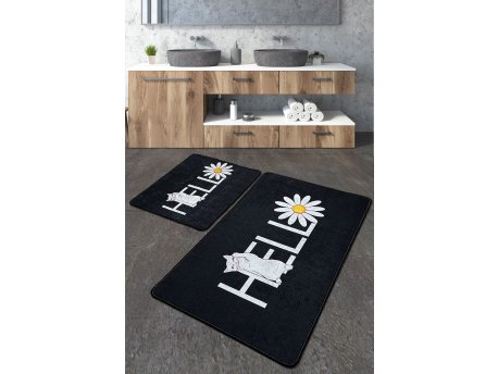 L`ESSENTIEL MAISON Set 2 prostirke za kupatilo Hola Gato Djt