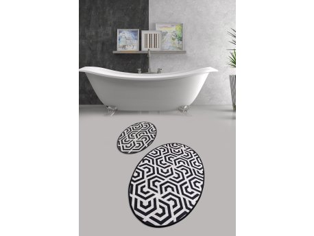 L`ESSENTIEL MAISON Set 2 prostirke za kupatilo Line Djt