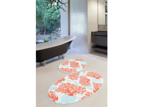 L`ESSENTIEL MAISON Set 2 prostirke za kupatilo Moss Djt