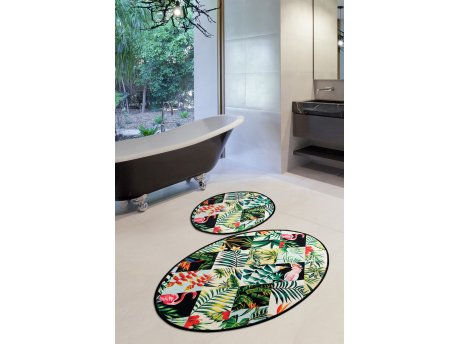 L`ESSENTIEL MAISON Set 2 prostirke za kupatilo Patch Djt