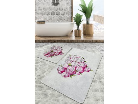 L`ESSENTIEL MAISON Set 2 prostirke za kupatilo Peonia Djt