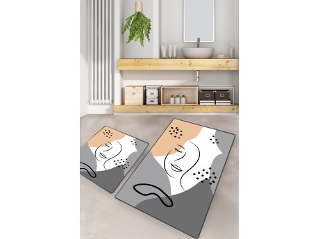 L`ESSENTIEL MAISON Set 2 prostirke za kupatilo Smiling Face