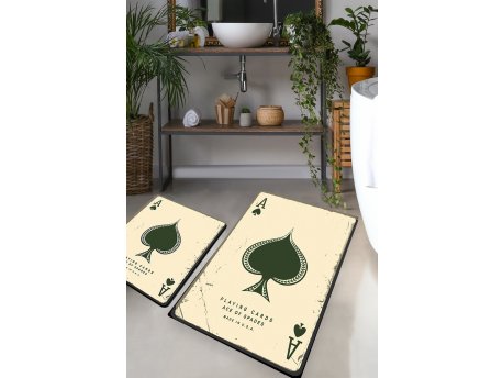 L`ESSENTIEL MAISON Set 2 prostirke za kupatilo Playing Cards