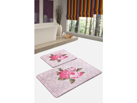 L`ESSENTIEL MAISON Set 2 prostirke za kupatilo Monet Pink