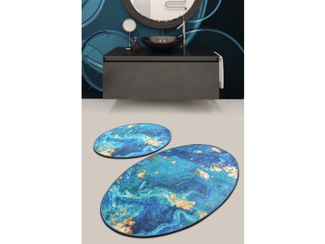 L`ESSENTIEL MAISON Set 2 prostirke za kupatilo Marbling