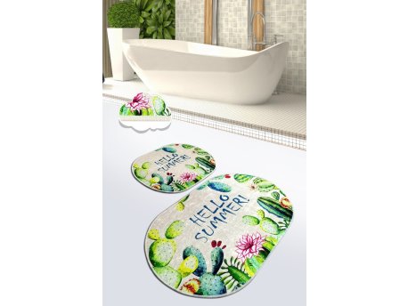 L`ESSENTIEL MAISON Set 2 prostirke za kupatilo Hello Summer