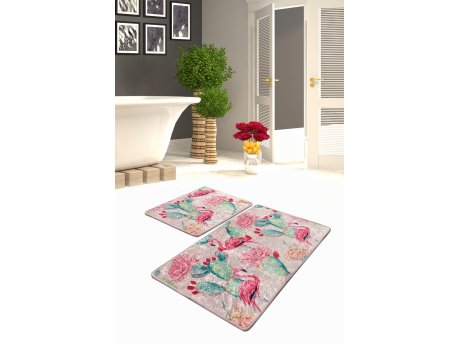 L`ESSENTIEL MAISON Set 2 prostirke za kupatilo Flamenco