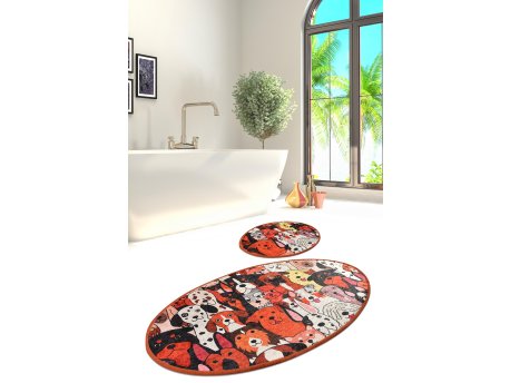 L`ESSENTIEL MAISON Set 2 prostirke za kupatilo Dogs