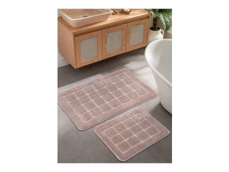 L`ESSENTIEL MAISON Set 2 prostirke za kupatilo Kareli Mink