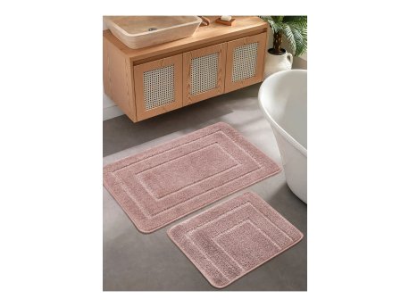 L`ESSENTIEL MAISON Set 2 prostirke za kupatilo Cerceve Mink