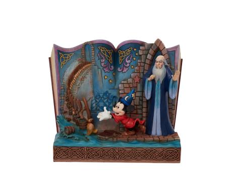 JIM SHORE Sorcerer Mickey Storybook Figurine