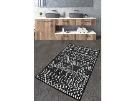 L`ESSENTIEL MAISON Prostirka za kupatilo Straordinario Black Djt 80x100