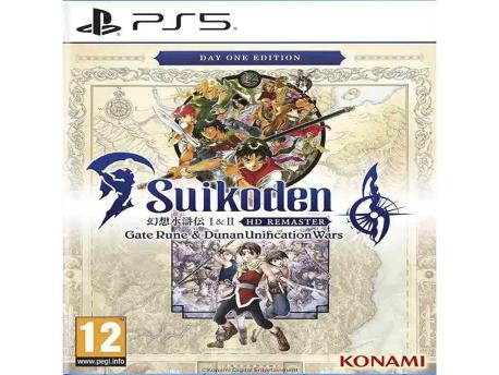 Konami PS5 Suikoden I&II HD Remaster: Gate Rune & Dunan Unification Wars Day 1 Edition
