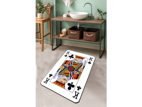 L`ESSENTIEL MAISON Prostirka za kupatilo Karo Playing Card