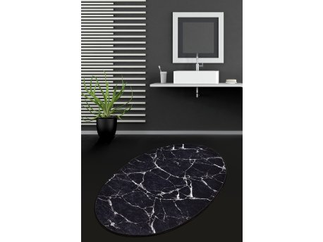 L`ESSENTIEL MAISON Prostirka za kupatilo Marble Djt Black