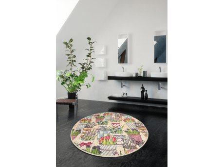 L`ESSENTIEL MAISON Prostirka za kupatilo Flowerpot Djt