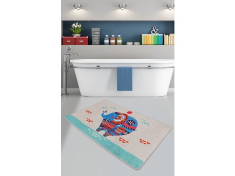 L`ESSENTIEL MAISON Prostirka za kupatilo Etnik Fil Kare Djt