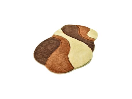 L`ESSENTIEL MAISON Prostirka za kupatilo Curves Brown (60 x 100)
