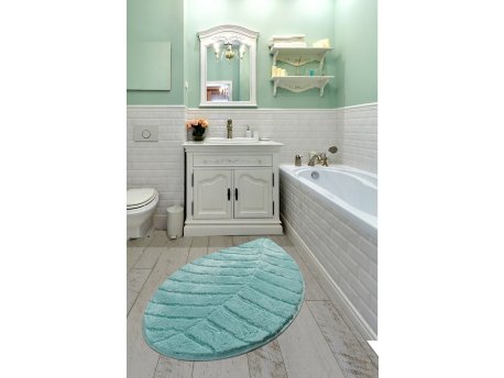 L`ESSENTIEL MAISON Prostirka za kupatilo Jungle Leaf Mint (60 x 100)