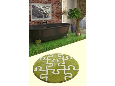 L`ESSENTIEL MAISON Prostirka za kupatilo Puzzle Green (90)
