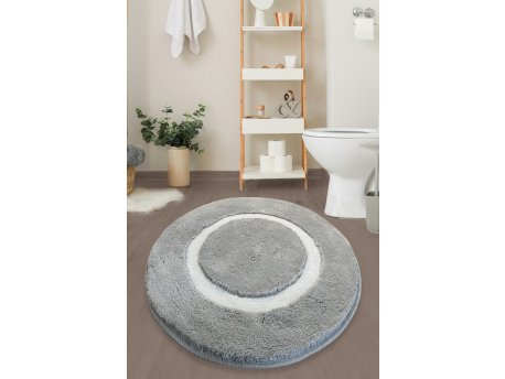 L`ESSENTIEL MAISON Prostirka za kupatilo Quadrato Frame Grey 90