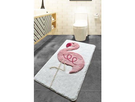 L`ESSENTIEL MAISON Prostirka za kupatilo Pink Flamingo