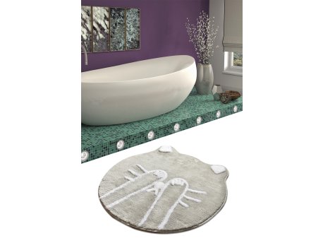 L`ESSENTIEL MAISON Prostirka za kupatilo Shy Cat Grey