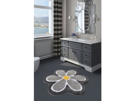 L`ESSENTIEL MAISON Prostirka za kupatilo Flower Grey