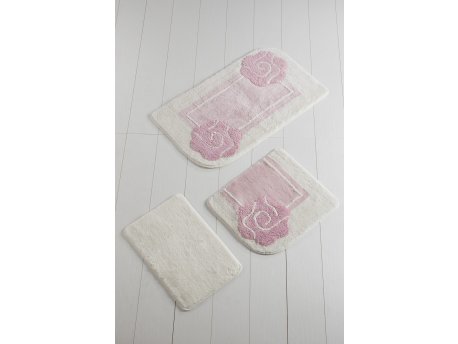 L`ESSENTIEL MAISON Set 3 prostirke za kupatilo Dolce Pink