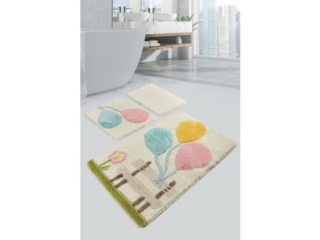 L`ESSENTIEL MAISON Set 3 prostirke za kupatilo Balon Pink