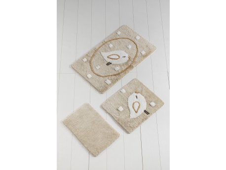 L`ESSENTIEL MAISON Set 3 prostirke za kupatilo Birdie Rock