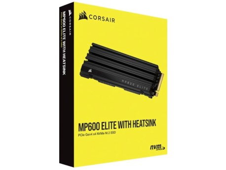 CORSAIR SSD M.2 NVMe Corsair 2TB MP600 ELITE Gen4x4 6500MBs/7000MBs CSSD-F2000GBMP600EHS
