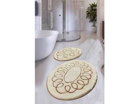 L`ESSENTIEL MAISON Set 2 prostirke za kupatilo Safir Ecru