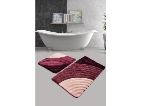 L`ESSENTIEL MAISON Set 2 prostirke za kupatilo Well Purple