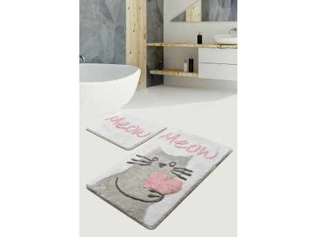 L`ESSENTIEL MAISON Set 2 prostirke za kupatilo Kedicik White