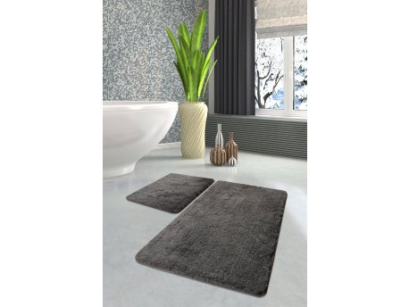 L`ESSENTIEL MAISON Set 2 prostirke za kupatilo Colors of Anthracite
