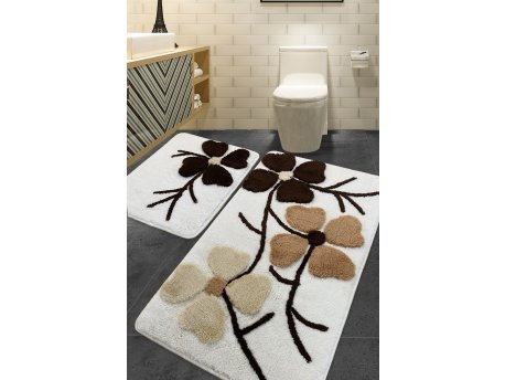 L`ESSENTIEL MAISON Set 2 prostirke za kupatilo Kırcicegi Beige