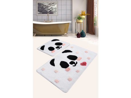 L`ESSENTIEL MAISON Set 2 prostirke za kupatilo Panda