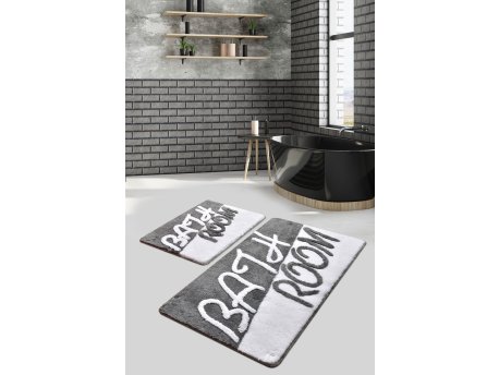 L`ESSENTIEL MAISON Set 2 prostirke za kupatilo Bathroom Grey