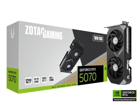 ZOTAC NVidia GeForce RTX 5070 Twin Edge 12GB GDDR7 192bit ZT-B50700E-10P