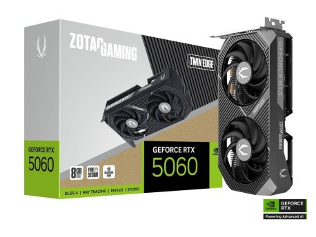 ZOTAC SVGA Zotac RTX 5060 Twin Edge 8GB GDDR7, ZT-B50600E-10M