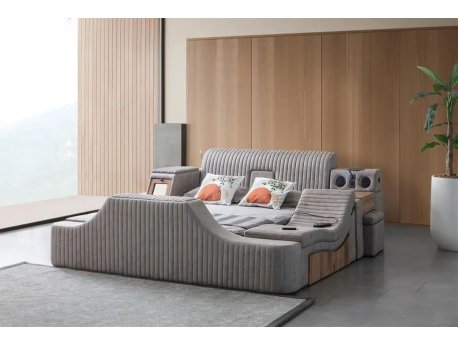 HANAH HOME Bračni krevet Sunshine Smart Brown