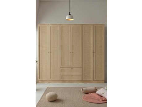 HANAH HOME Garderober Baru 6 182 Beige