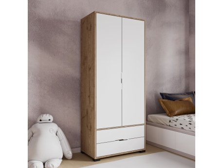 HANAH HOME Garderober Royal Drawers 80 Oak White