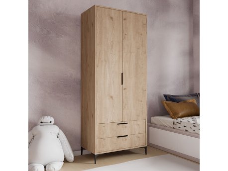 HANAH HOME Garderober Aden Drawes Oak