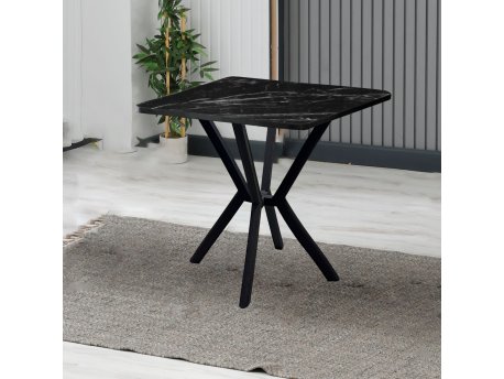 HANAH HOME Trpezarijski sto Elma 70 Black