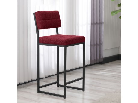 HANAH HOME Barska stolica Retro Burgundy